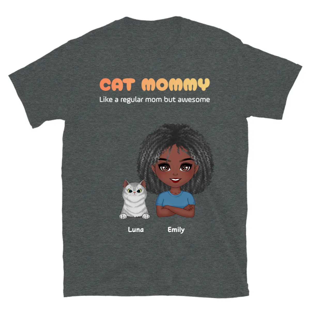 PersonalizedCatMommyT shirt 02