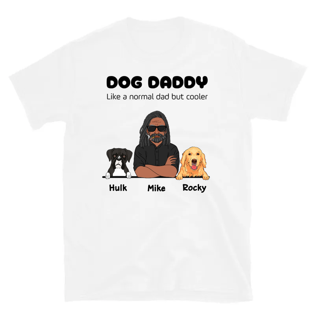 PersonalizedDogDaddyT shirtGift 04